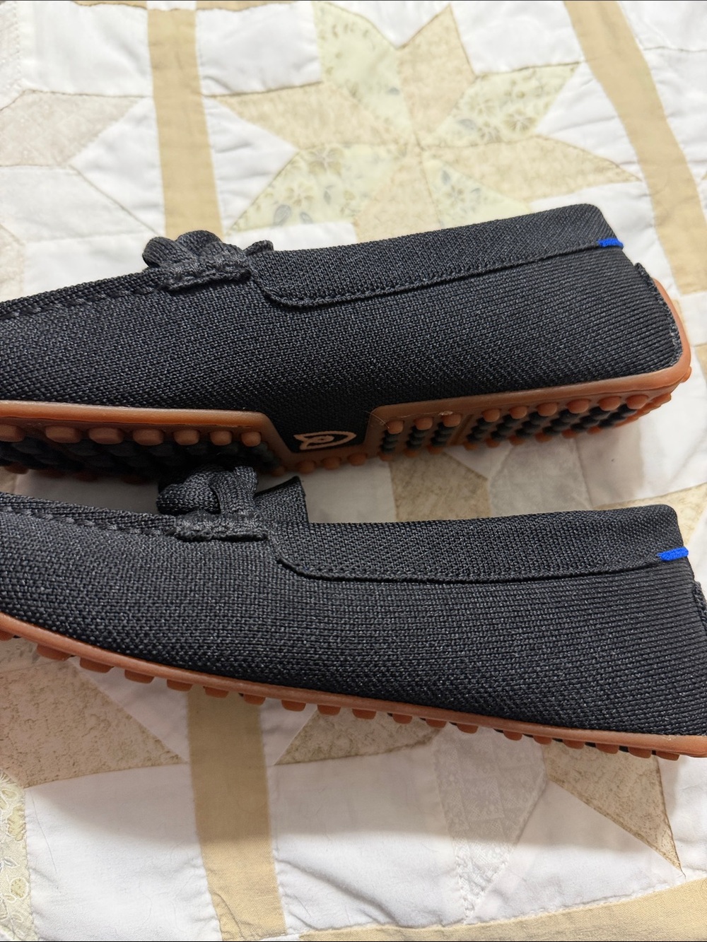 Rothy's Black Knit Braided Loafers Flats - Picture 7 of 8